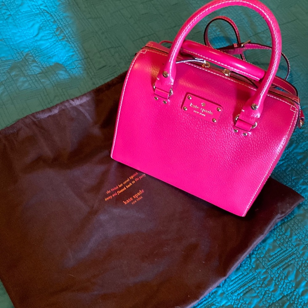 Kate Spade Hot Pink crossbody bag
